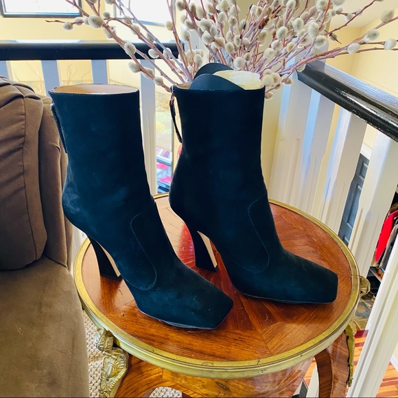 Fendi Shoes - Fendi Black Suede Boots